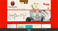 Desktop Screenshot of editoriallucina.es